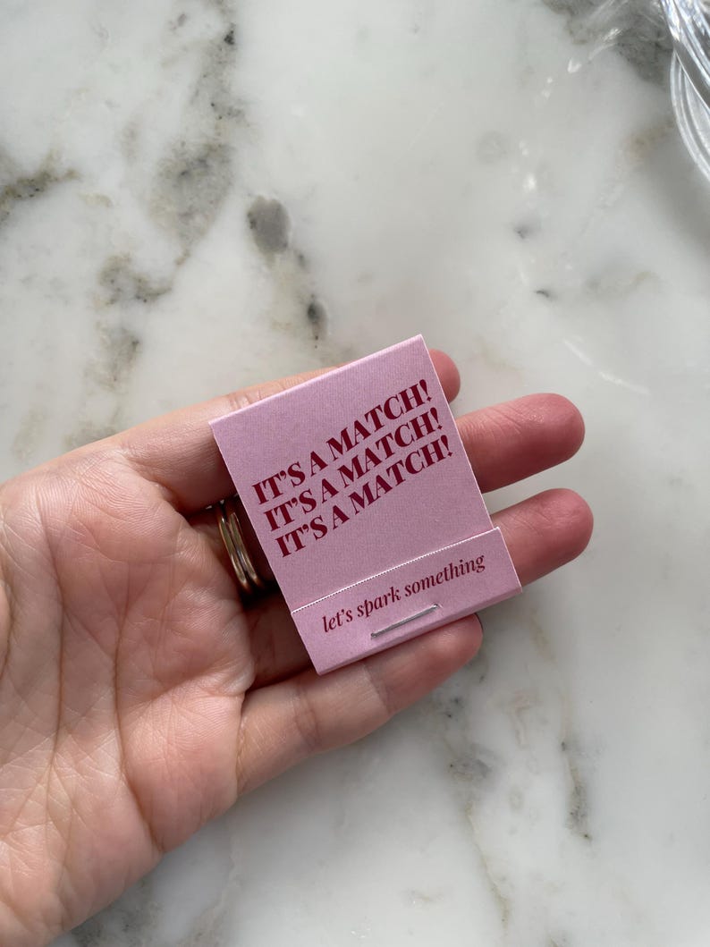 Custom Single Girl Matchbook Template (digital File) - Etsy