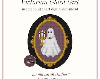Victorian Ghost  | Needlepoint Chart Download
