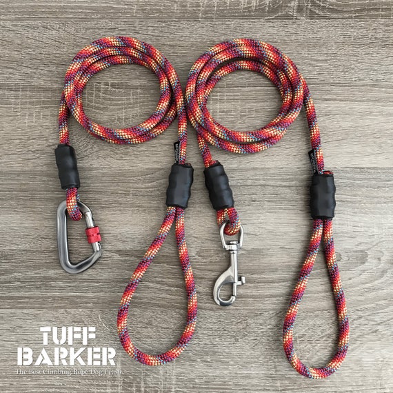 dog leash out of climbing rope