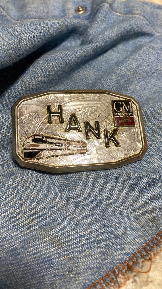 Vintage Hank Belt Buckle, General Motors Diesel L… - image 4