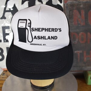 Vintage Shepherd’s Ashland Oil Snapback Hat – Greenville KY Mesh Trucker Cap