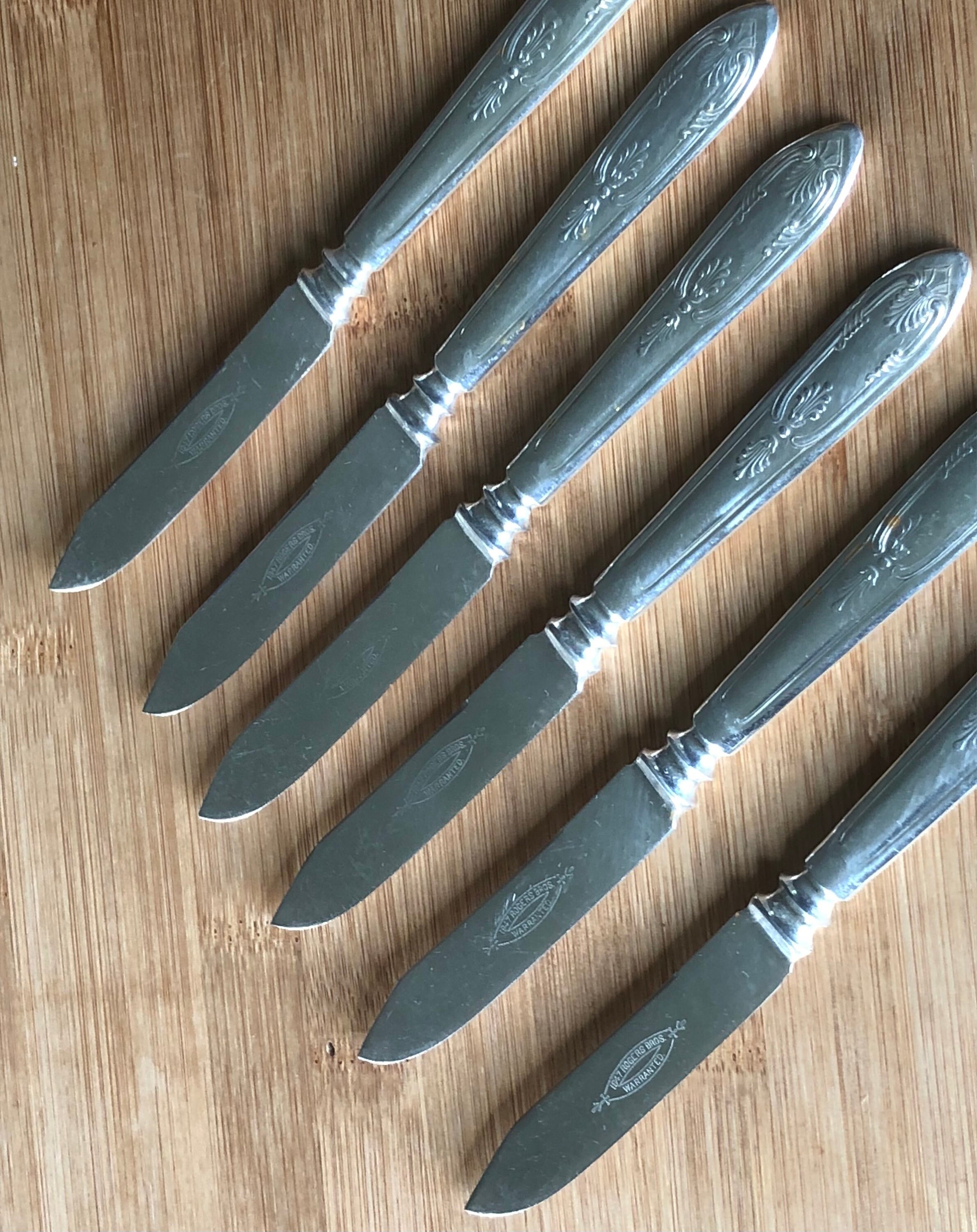 Antique Collectible 1847 ROGERS Bros KINGS Individual Solid Cheese