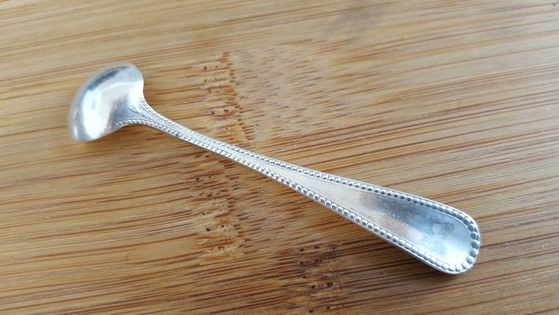 Antique WATSON Sterling 1905 PLYMOUTH Master SaltMustard Spoon 3