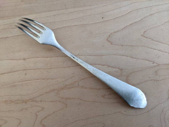 Antique Coin Silver 800 ELEGANT Youth Dinner Fork 6 1/8