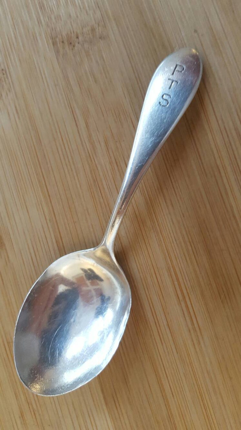 Antique Collectible WATSON Sterling 1911 JOHN ADAMS Baby Spoon Etsy