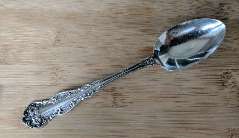 Antique Collectible Wm ROGERS & SON 1900 CHESTER Serving Tablespoon 8 1/4"