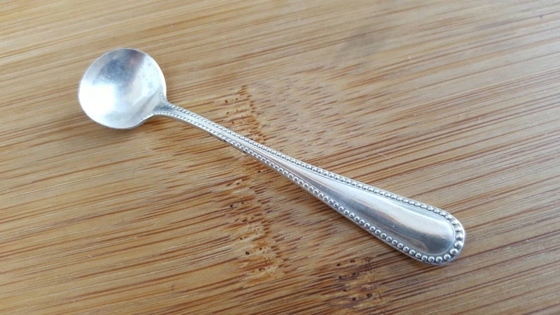 Antique WATSON Sterling 1905 PLYMOUTH Master SaltMustard Spoon 3