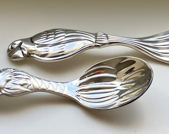 Reed and Barton Silverplate Children's Silverware Set in the