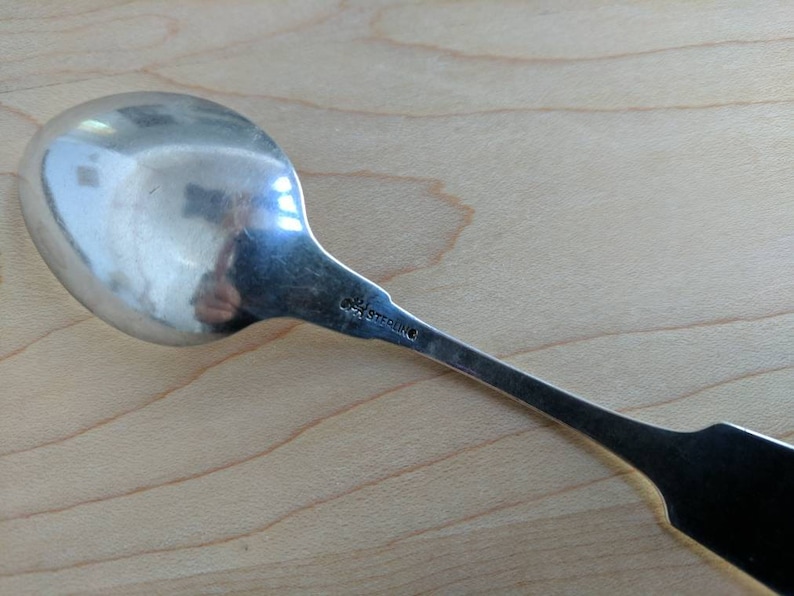 Set of 6 Antique TOWLE Sterling 1880 TIPPED Teaspoon 5 34