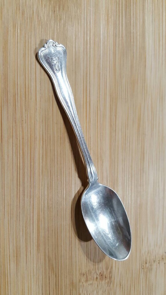 Collectible Seven Hotel France Demitasse Spoon By 1835 R Wallace - 