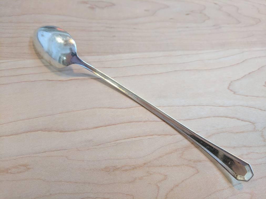 Antique Wm Rogers & Son 1917 LINCOLN Iced Teaspoon/muddler/bar Spoon 7 ...