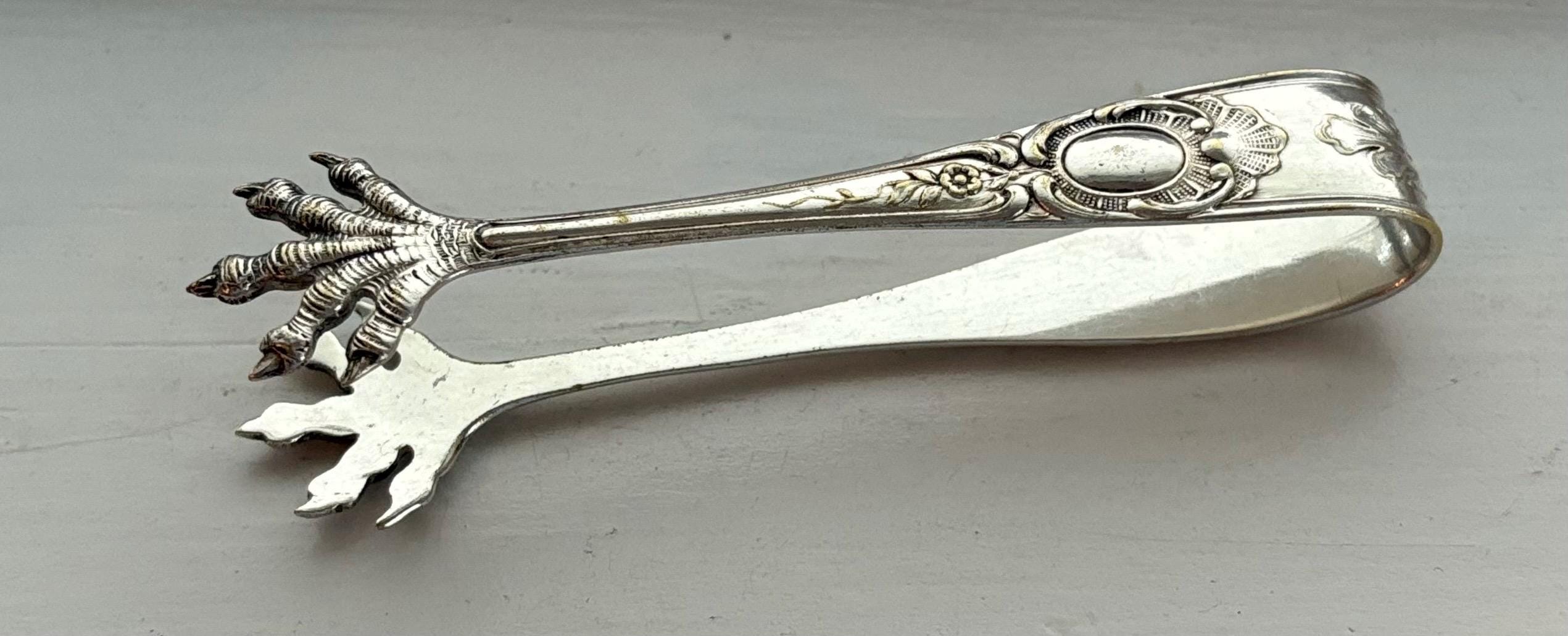 Gorgeous Amazing Antique Silver Plate FLORAL ORNATE Small 