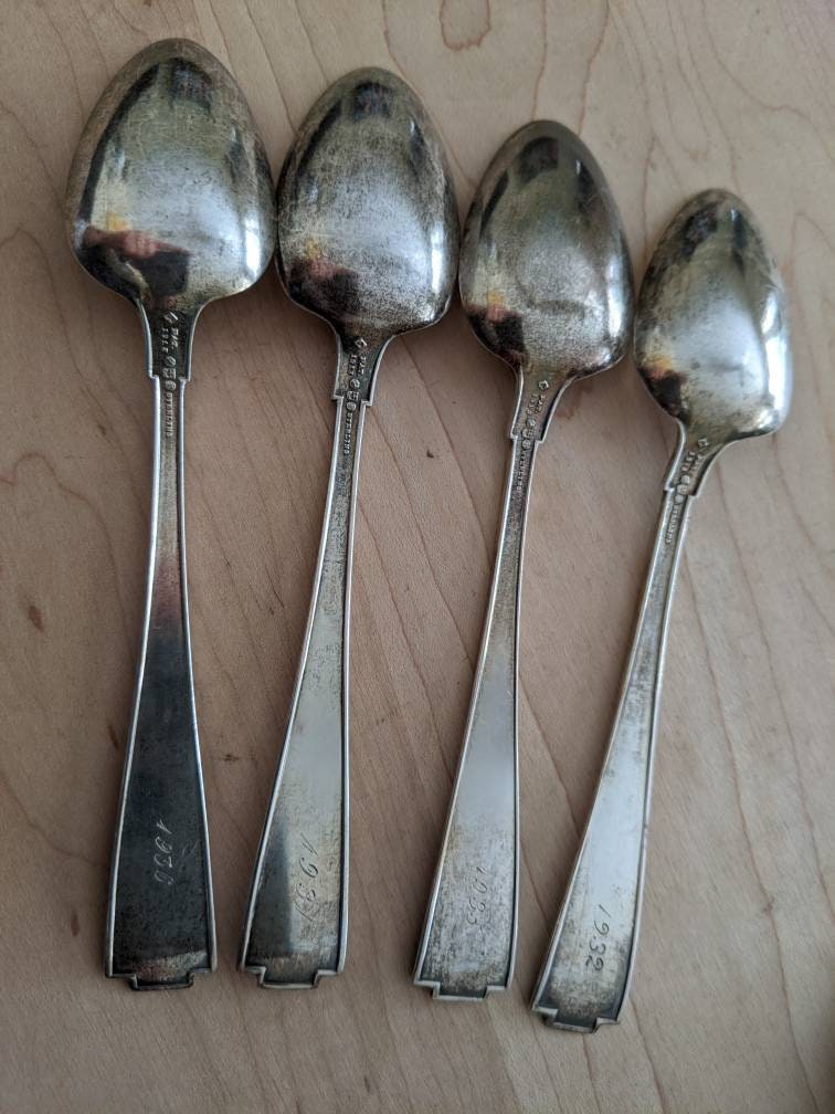 Antique GORHAM Sterling 1913 ETRUSCAN Teaspoon 5 3/4