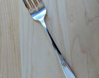 Vintage TUDOR Plate 1941 FANTASY Dessert/Salad Fork 6 1/2", Set of 8
