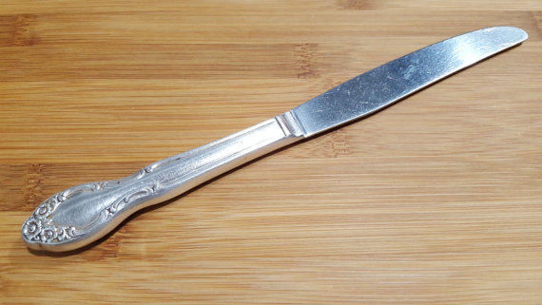 Vintage Wm Rogers 1955 LADY Densmore/basque Rose Modern Hollow