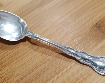 Antique Wallace Sterling 1899 IRVING/OLD ATLANTA Cucharadita 6" Mono L, Juego de 3