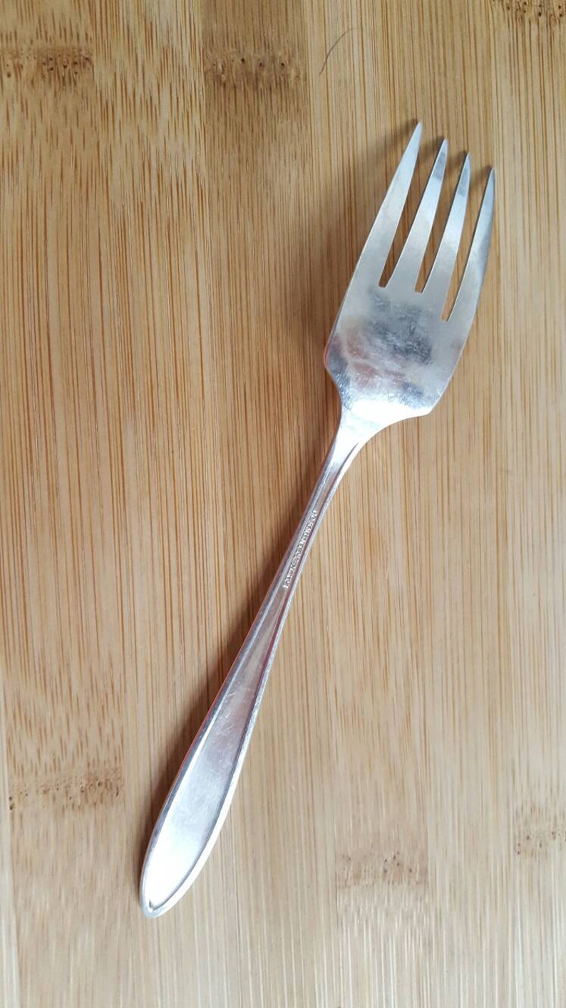 Antique Community Plate 1917 ADAM Salad/dessert Fork 6 Etsy