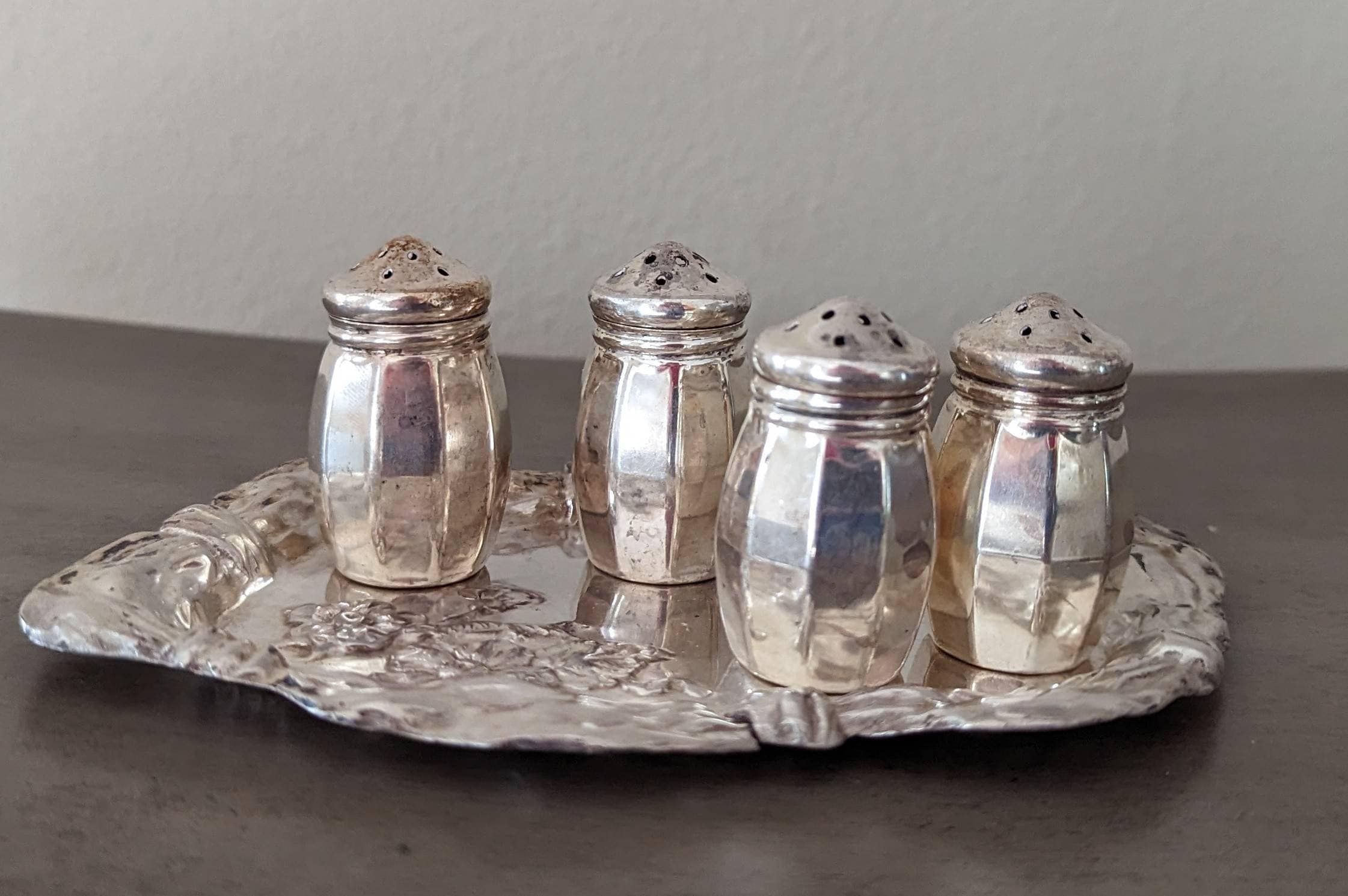 ジャネットグラス シェーカー ソルト ペッパー シュガー フラワー ヴィンテージ ジャネットグラス シェーカー ソルト ペッパー シュガー フラワー