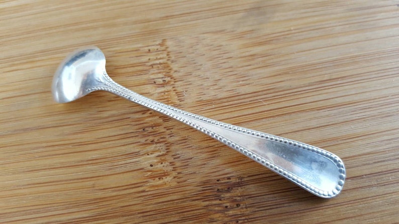 Antique WATSON Sterling 1905 PLYMOUTH Master SaltMustard Spoon 3