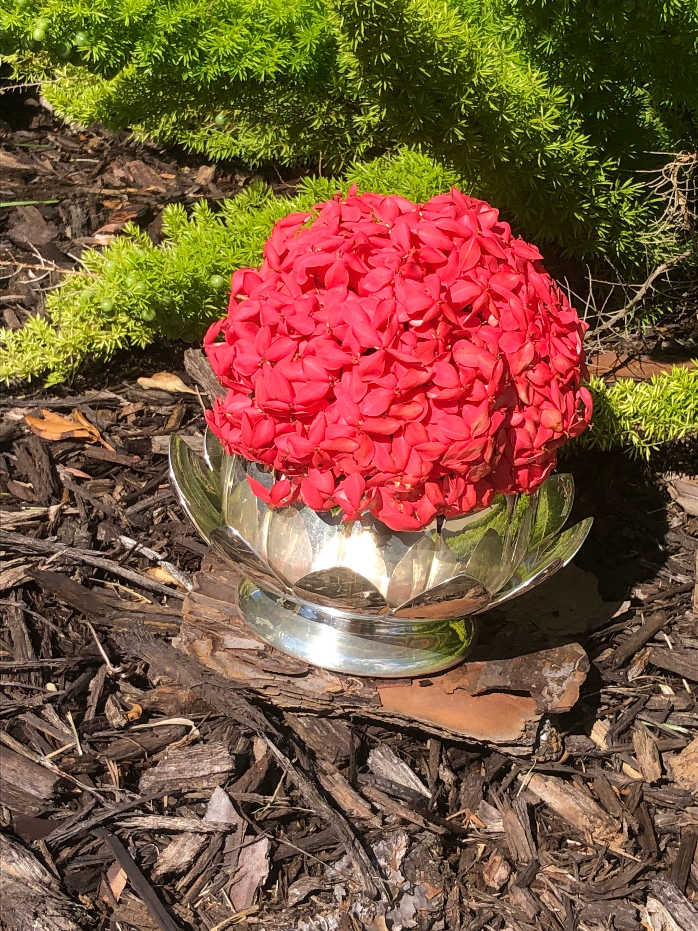 【米国／リード＆バートン】純銀／カトラリー 「５つの花」３本セット×2組 米国／リード＆バートン】純銀／カトラリー 「5つの花」3本セット×2