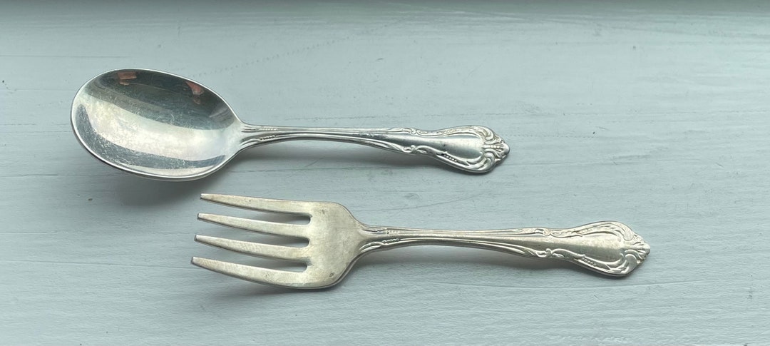 Vintage ONEIDA 1958 CHALICE / HARMONY Gerader Griff Babylöffel