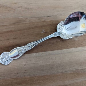 Antique Wm ROGERS Son 1910 ORANGE BLOSSOM Sugar Spoon 6&quot;