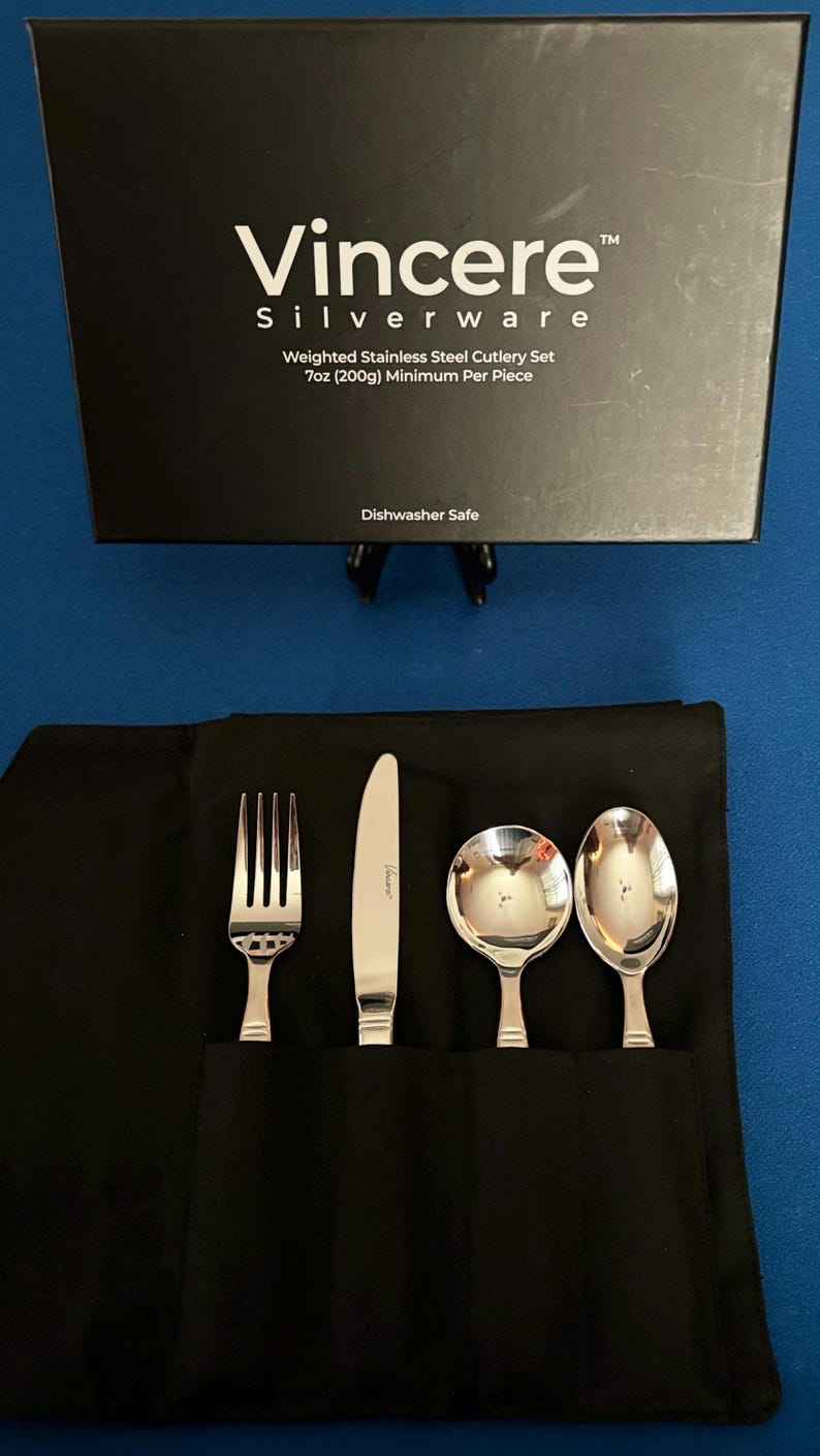 Elegant Vintage VINCERE Silverware Stainless heavy Weighted