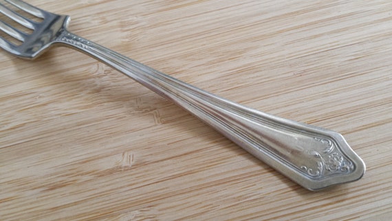 Antique Simeon George H ROGERS Nickel Silver 1910 MILO Dinner Fork 7 3 8 Set of 2 Etsy