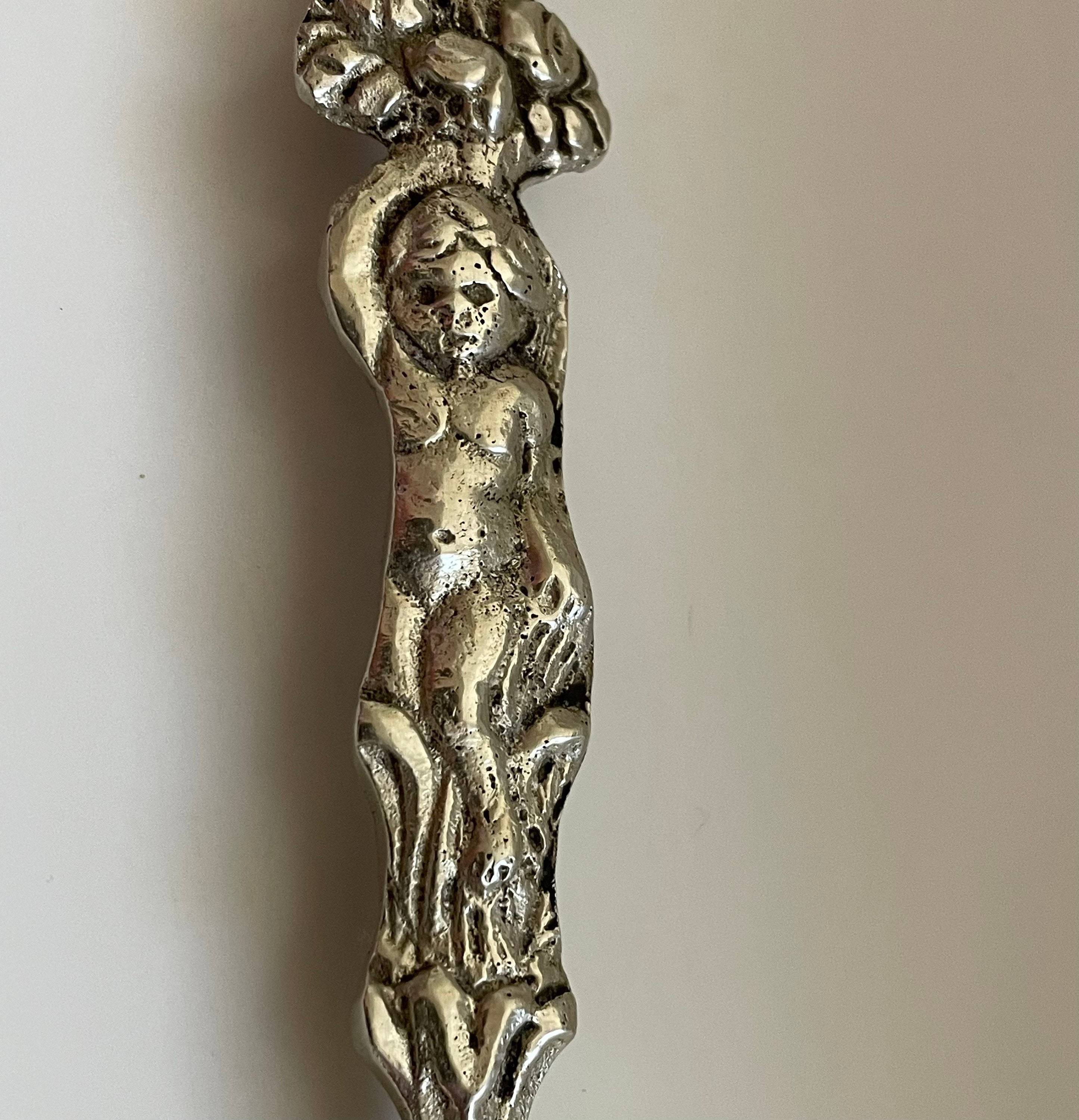 希少なヴィンテージ UGO BELLINI イタリア製 ライオン/天使 装飾