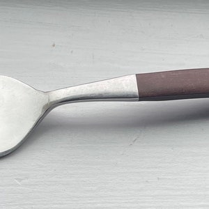 Vintage Ecko CANOE MUFFIN Rosewood Handle Buffet/Meat Serving Fork 9"