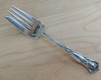 Antik Benedict Silver 1913 Loraine Buffet/Kallköttsgaffel 7 3/4"