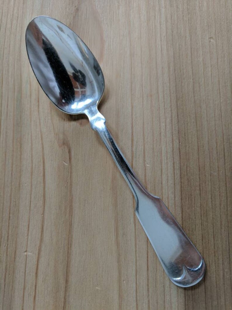 Antique Wm ROGERS /& Bros Silver 1858 TIPPED Teaspoon 5 78