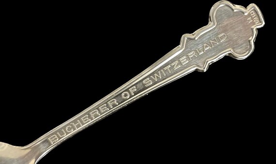 Vintage Collectible ROLEX BUCHERER of SWITZERLAND Souvenir Spoon 4