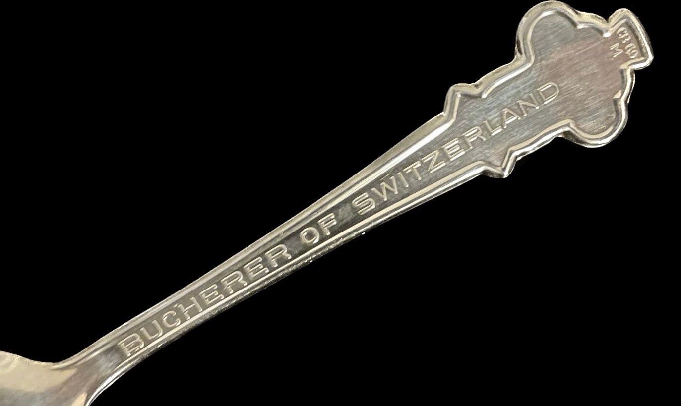 Vintage Collectible ROLEX BUCHERER of SWITZERLAND Souvenir Spoon 4