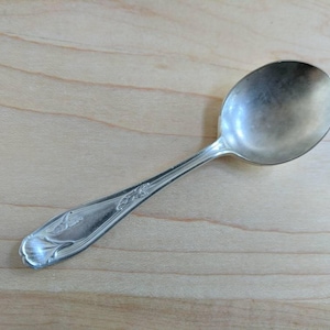 Tiny Tiffany Rabbit Baby Spoon in Sterling Silver