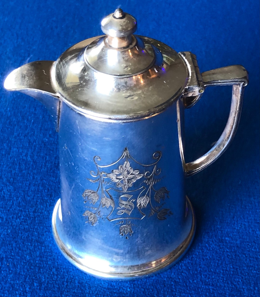 Vintage FB Rogers Silver Co Elegant Floral Etched Individual Etsy