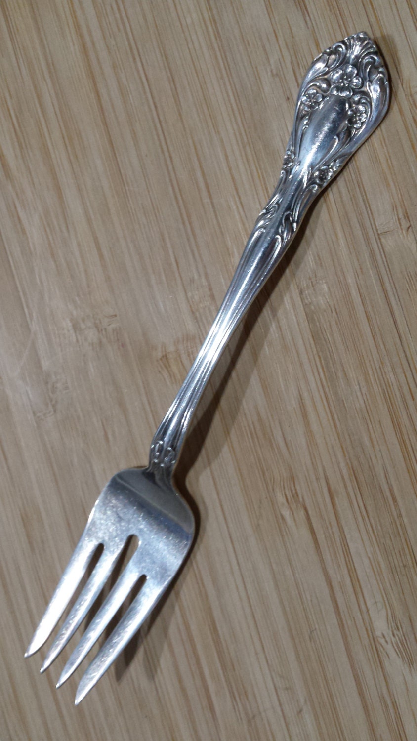 Vintage ALVIN Sterling 1940 CHATEAU ROSE Salad/dessert Fork 6 5/8