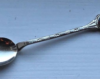 Vintage Coleccionable Plata de Ley EDIMBURGO, Escocia Souvenir Cucharadita 3 7/8"