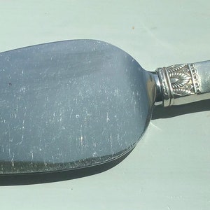 Vintage samlarobjekt Art Deco SOLID STERLING HANDTAG ANTIKT massivt tårt-/pajbestick 9 5/8"