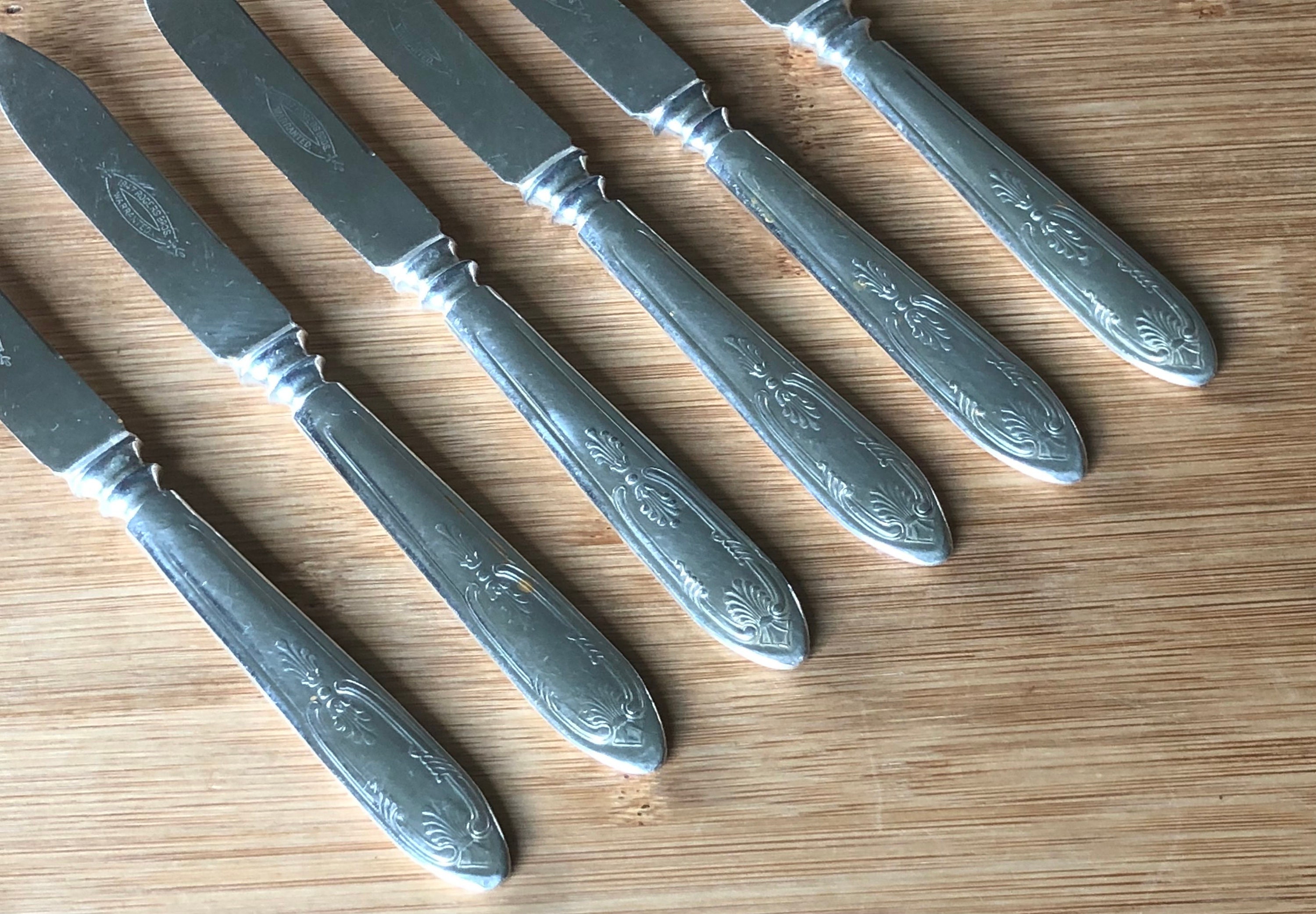 Antique Collectible 1847 ROGERS Bros KINGS Individual Solid Cheese