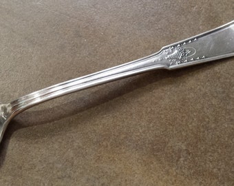 Antique STRATFORD Silver 1924 SHAKESPEARE Serving Tablespoon 8 1/8", Set of 2