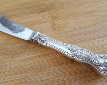 Antique 1847 ROGERS BROS 1904 VINTAGE Hollow Handle Paddle Butter Spreader 6 3/8", Set of 6