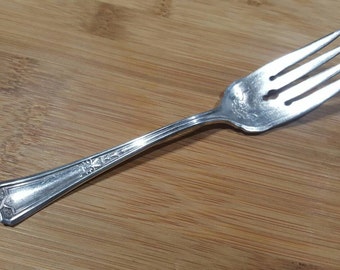 Antiguo RC Co Plata 1923 CHATHAM Postre/Tenedor de Ensalada 6 3/8", Juego de 15