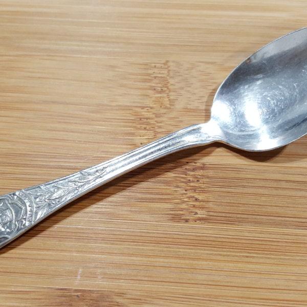 Collectible Interstate Silver American Eagle MICHIGAN State Teaspoon 5 7/8"