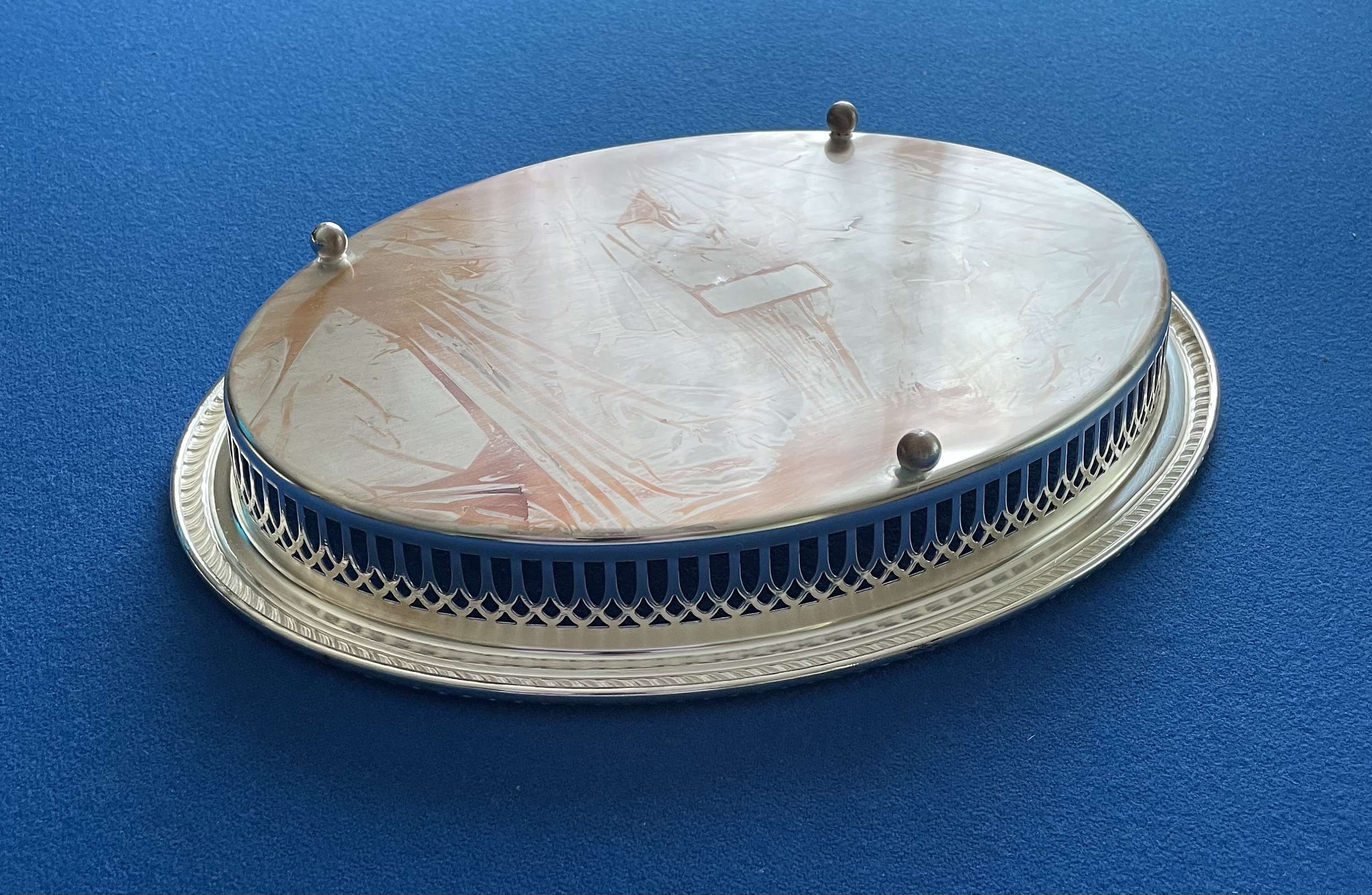 Gorgeous Elegant Vintage W.M.F. IKORA Art Deco Silver Plate Footed