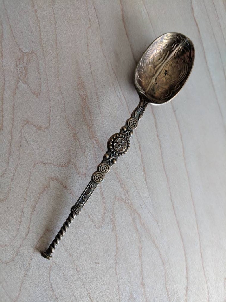 Haus Wohnen Essen Servieren Antike Sammler Silber Platte