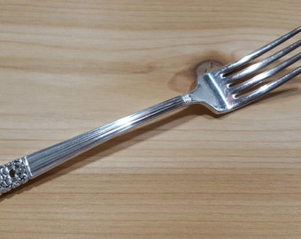 ANTIQUE COMMUNITY 1936 CORONATION/Hampton Court Luncheon/Dinner Fork 7", Set of 8