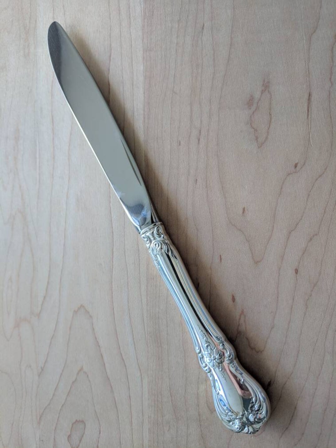 Vintage TOWLE Sterling 1942 OLD MASTER Modern Hollow Dinner Knife