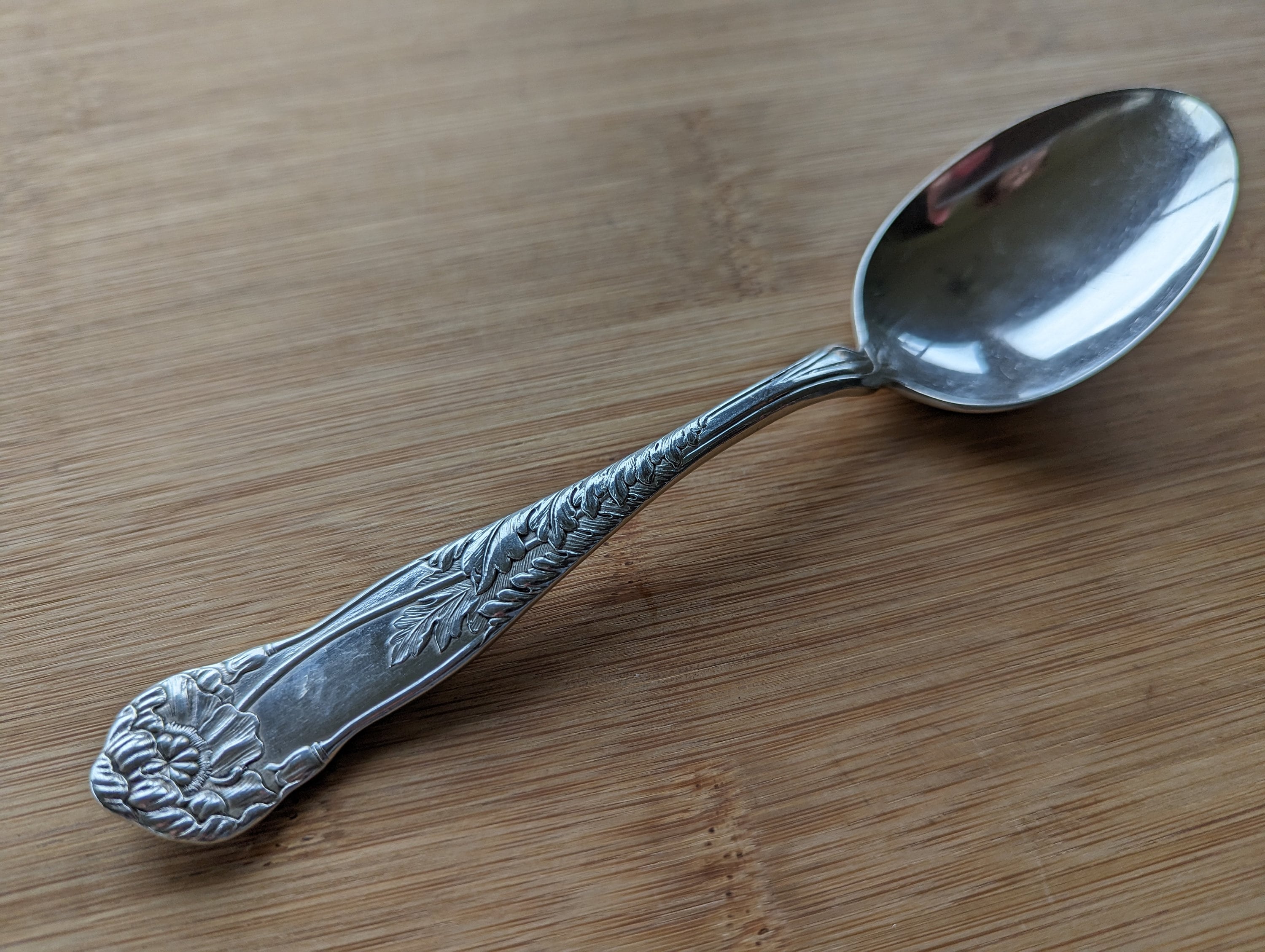 Antique Collectible CERETA Silver 1902 CERETA Dessert/oval Soup Spoon 6 ...