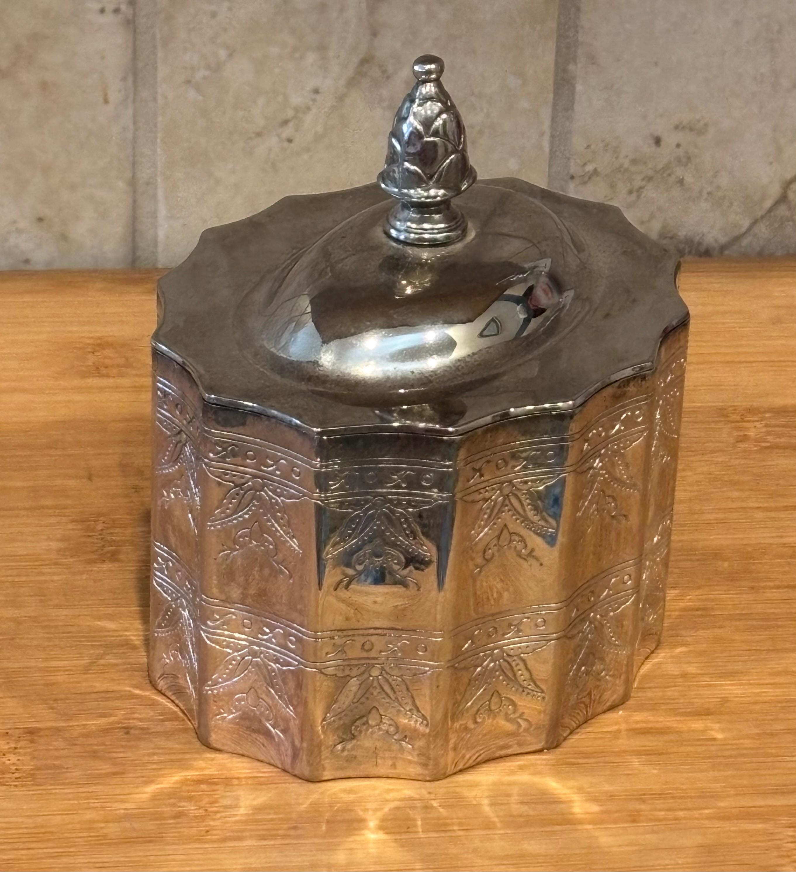 Amazing Elegant Collectible Vintage GODINGER Silver Plate Floral